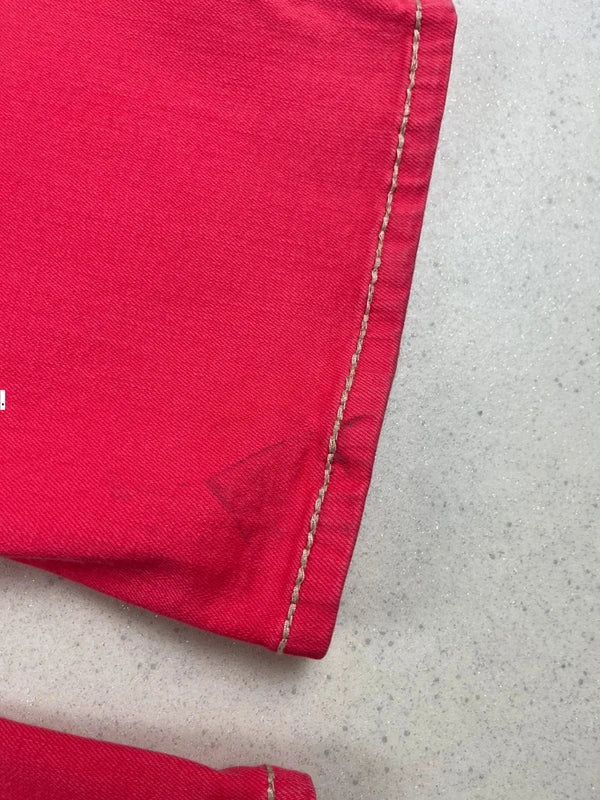 Y2k Low waist bootcut jeans with embroidery