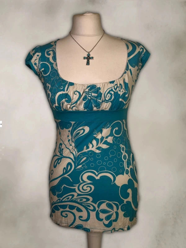 Vintage Printed Jane Norman Top