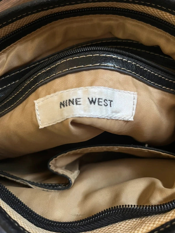 Y2K shoulder bag with gold accents