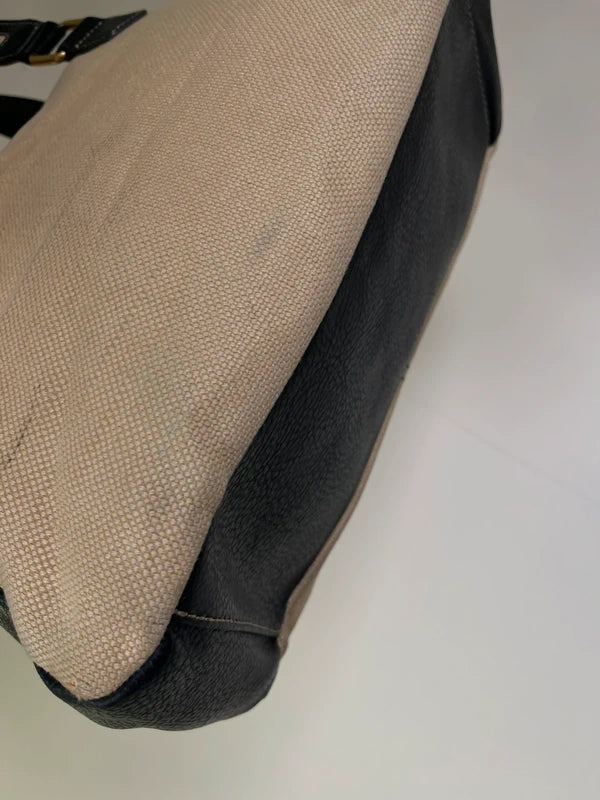 Y2K shoulder bag with gold accents