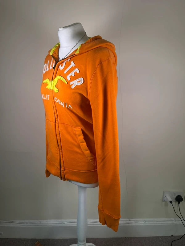 Y2K Hollister Zip up Hoodie with embroidery