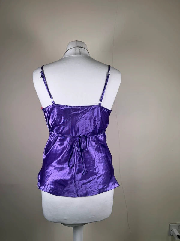 Vintage Y2k Disney Cheshire Cat Lace Cami Top