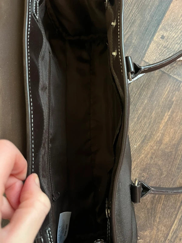 y2k Vintage Black shoulder bag with silver Buckle