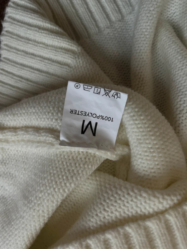 Y2K Vintage Knitted sweatshirt with Usa Flag