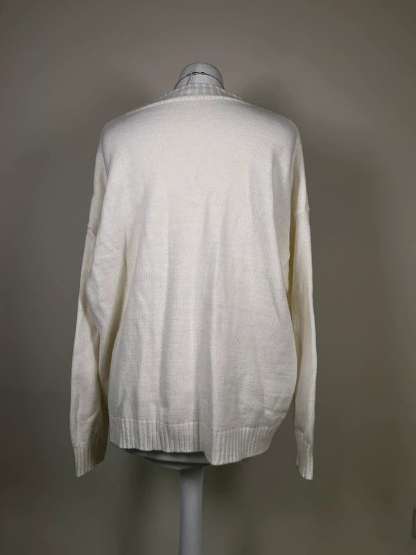 Y2K Vintage Knitted sweatshirt with Usa Flag