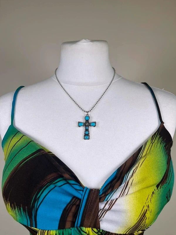 Y2K Vintage Abstract print Cami top