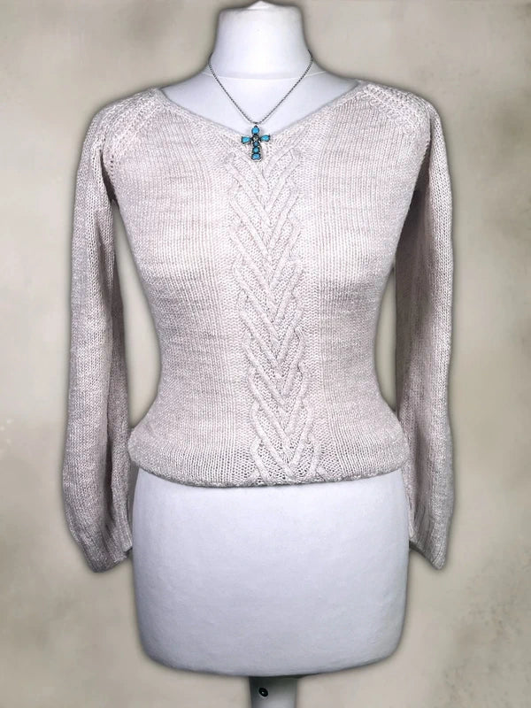 Y2K Knitted with sweater embroidery pattern