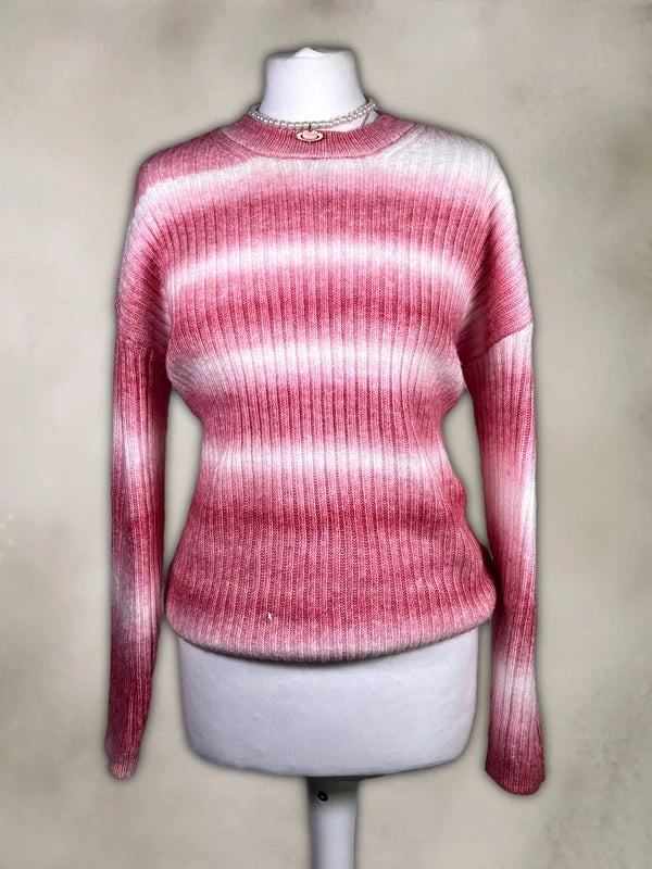 Y2K Vintage Knitted Ombré Sweatshirt