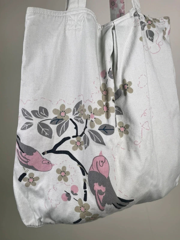 Y2K Vintage floral tote bag