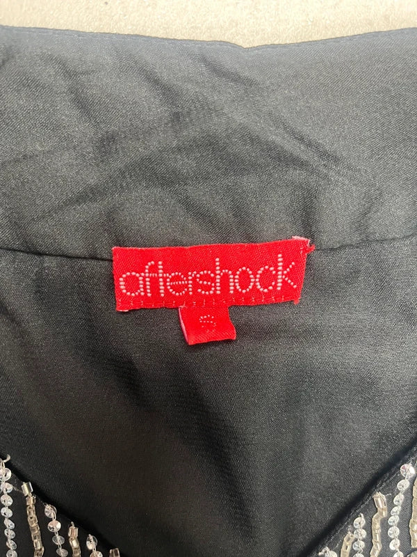 Y2k Black Lace beaded cami top