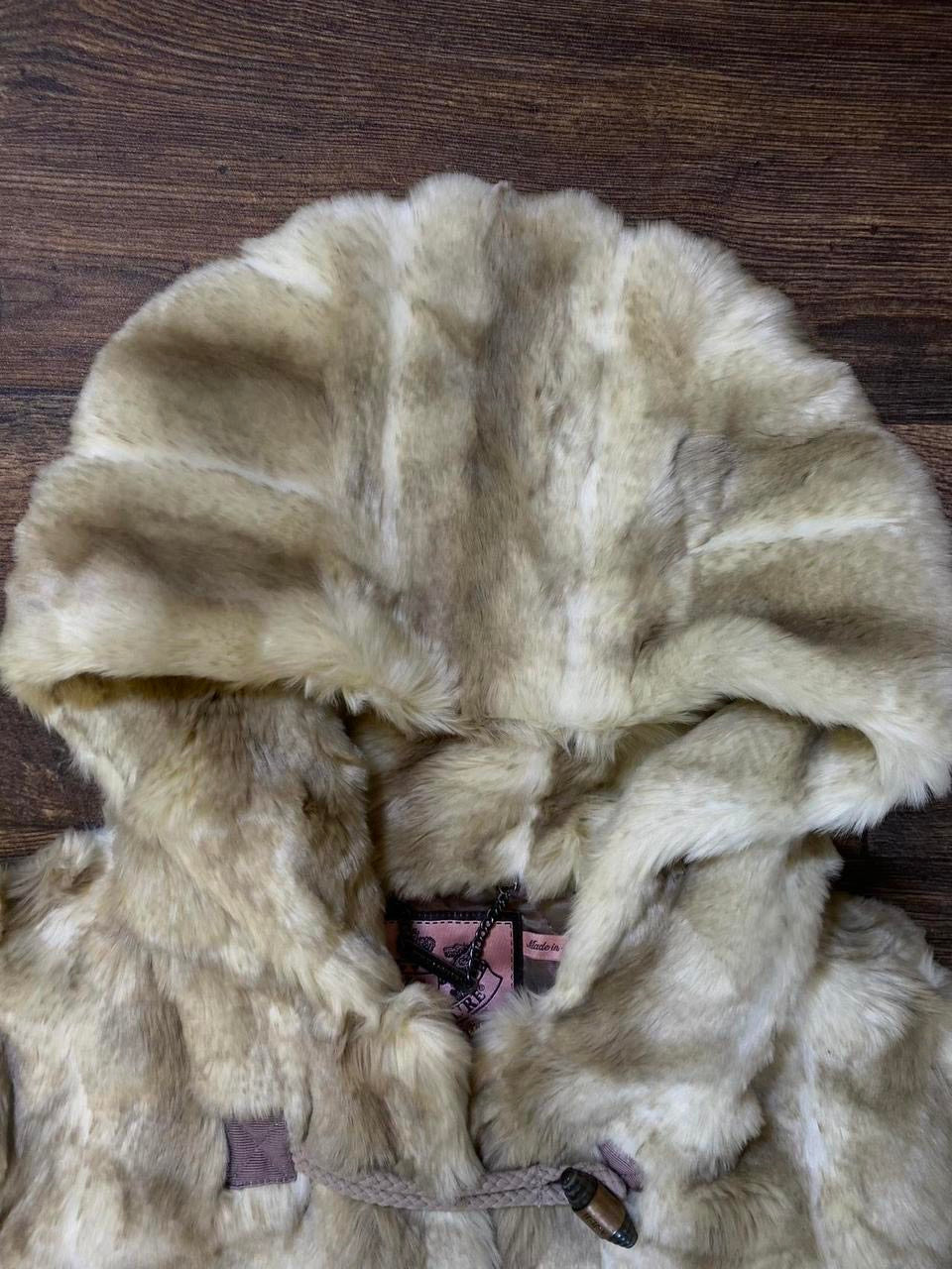 Vintage Juicy Couture Faux Fur hooded Jacket