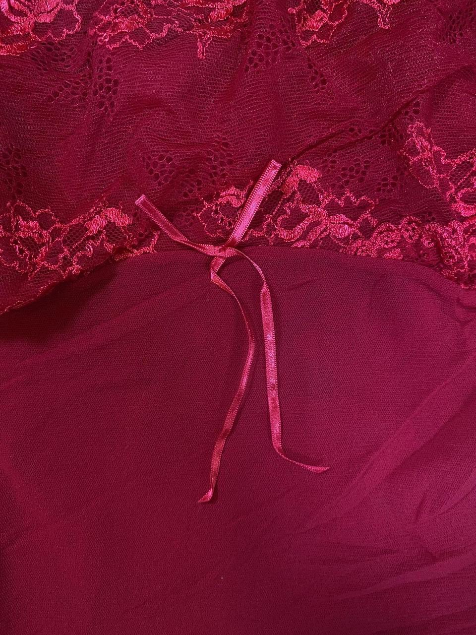 Red Lace cami top with adjustable straps