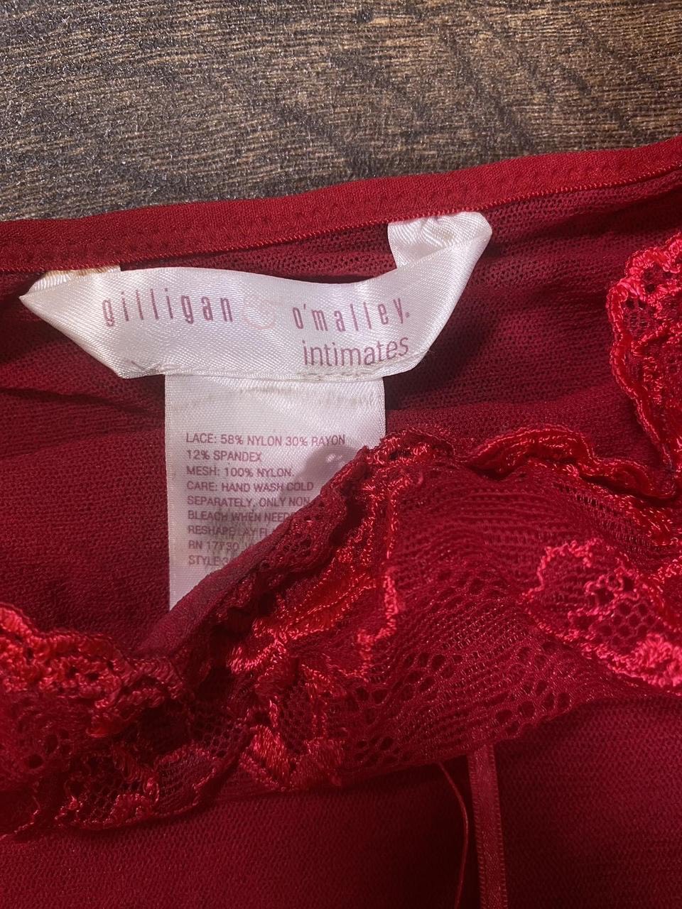 Red Lace cami top with adjustable straps