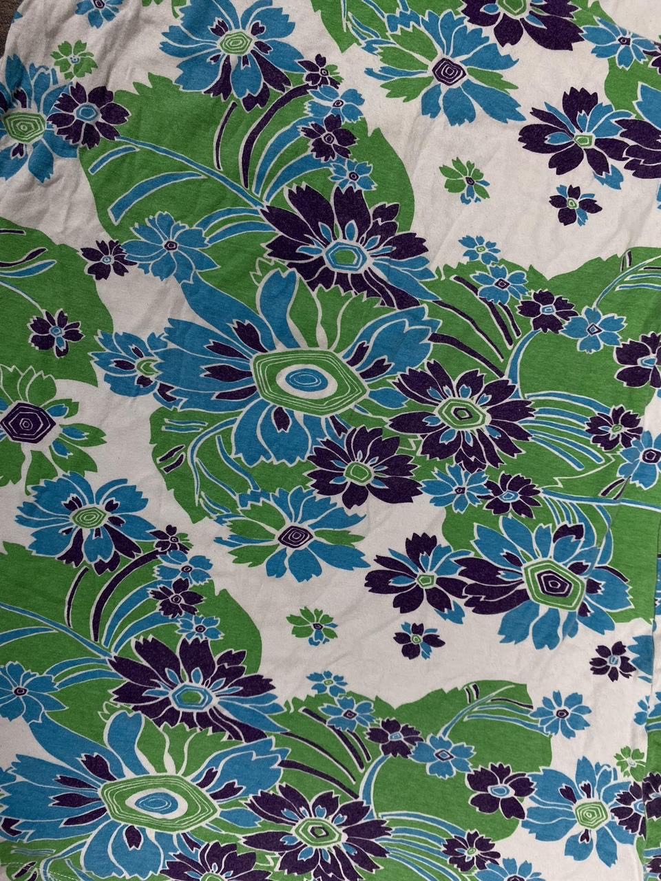 Vintage floral tropical mini dress