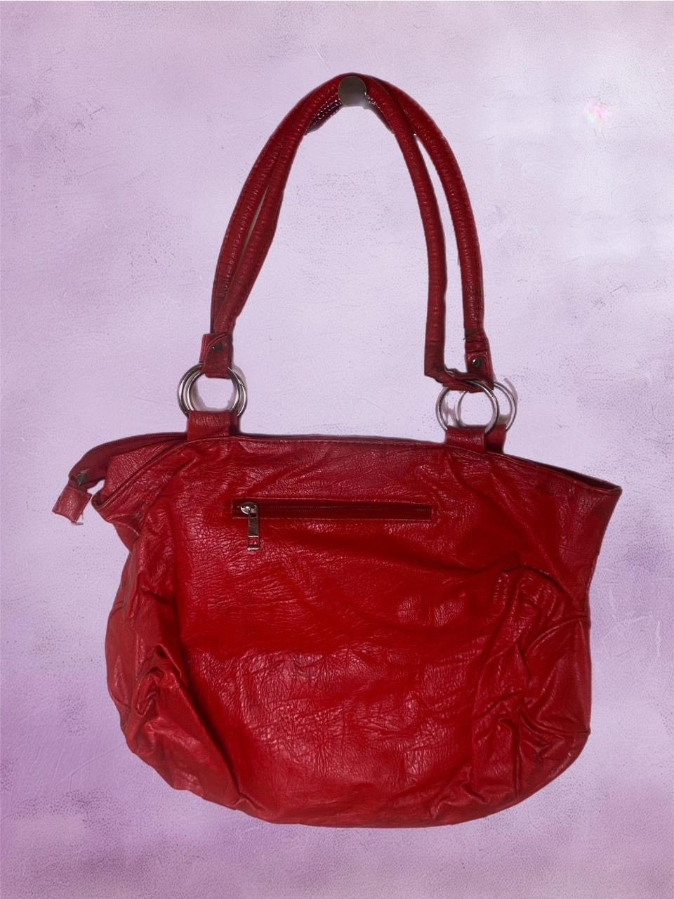 Y2k leather Guess style shoulder bag