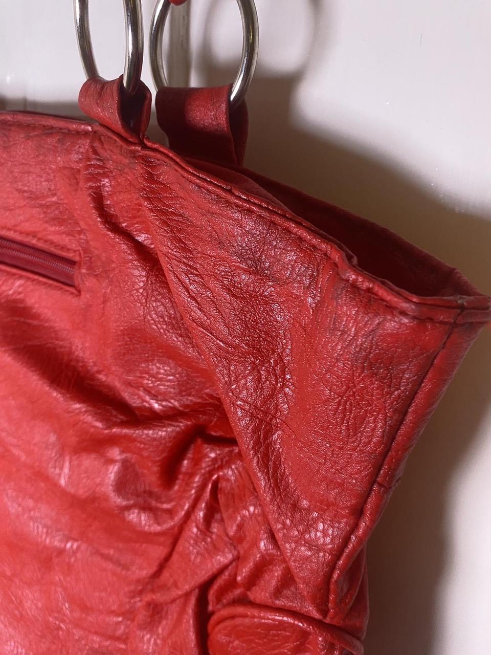 Y2k leather Guess style shoulder bag