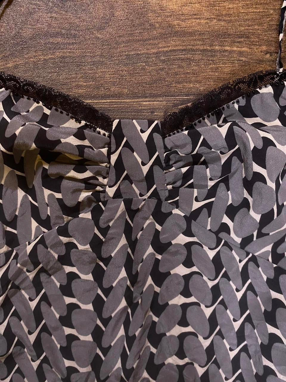 Ted Baker Geometric print silk cami top