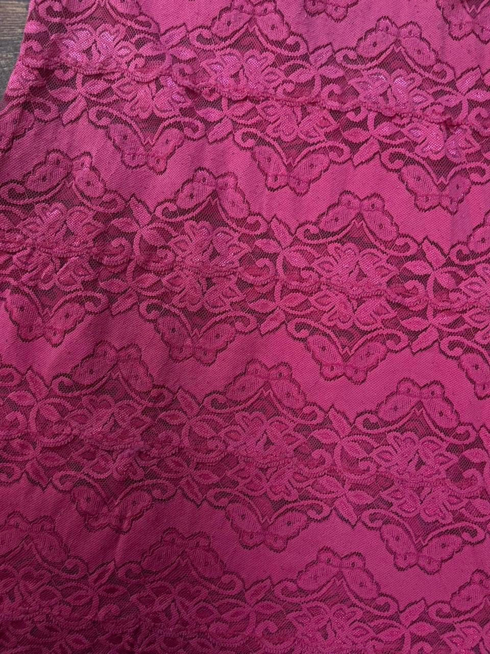 Y2k rose lace mini slip dress