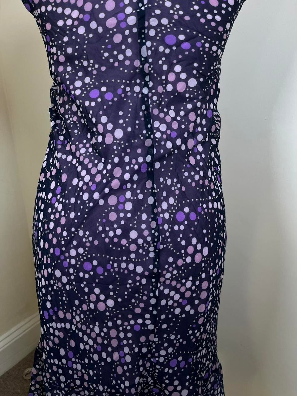Vintage Polka dot boho chic maxi dress