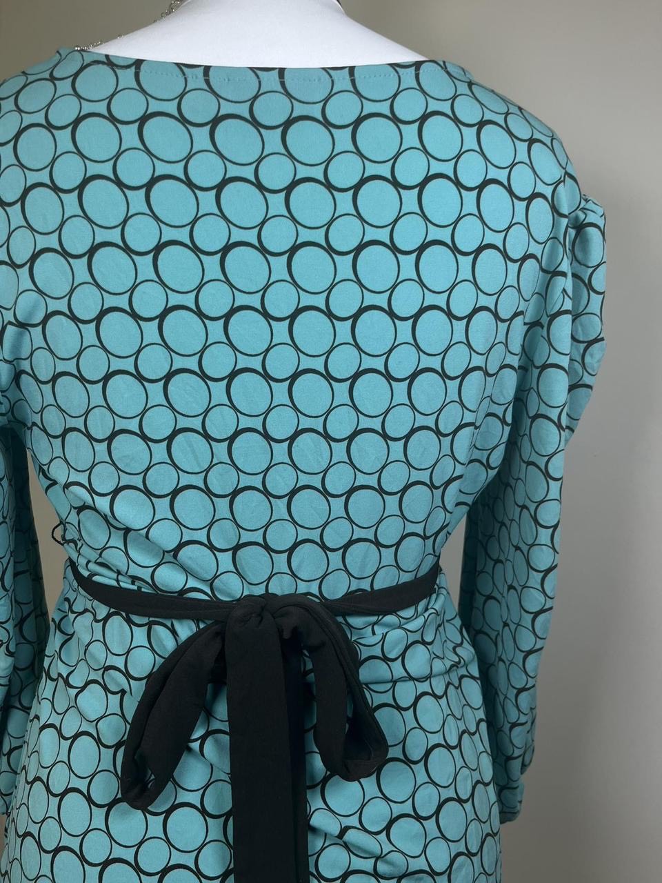 Y2k V neck blouse with built in belt