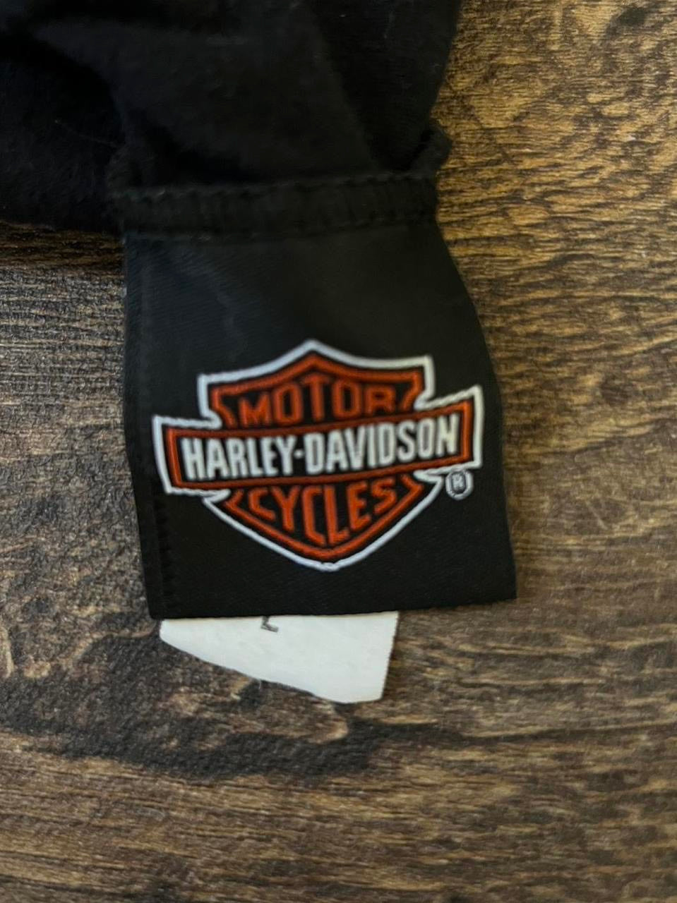 Harley davidson lace tank top with rhinestones