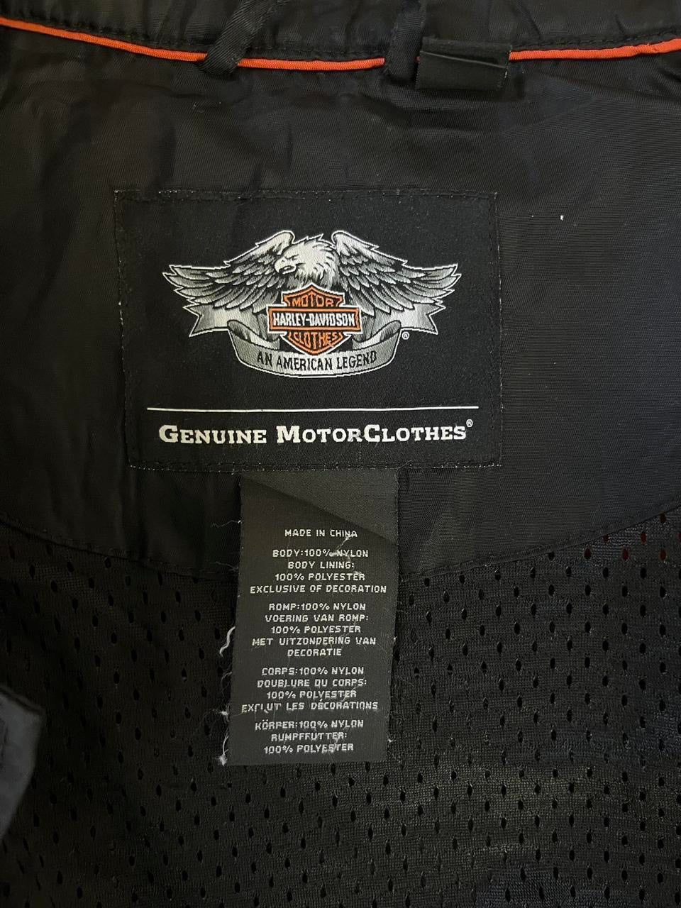 Vintage Harley davidson Black Biker / bomber Jacket