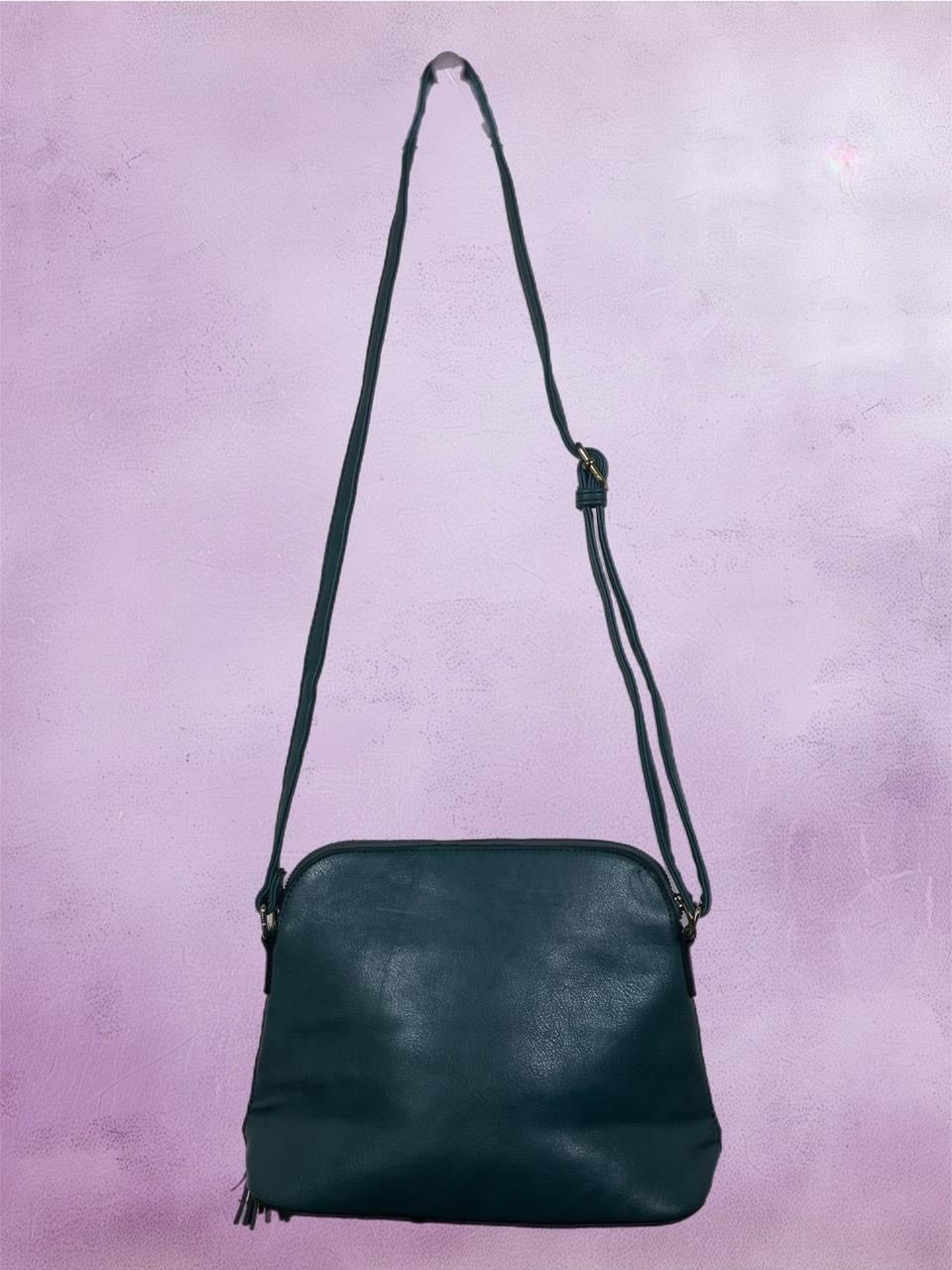 Crossbody bag with tassels