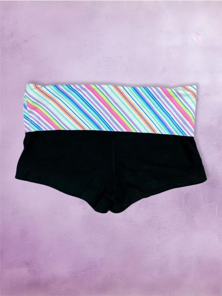 Victoria’s Secret Black sportswear shorts with stripes waistband
