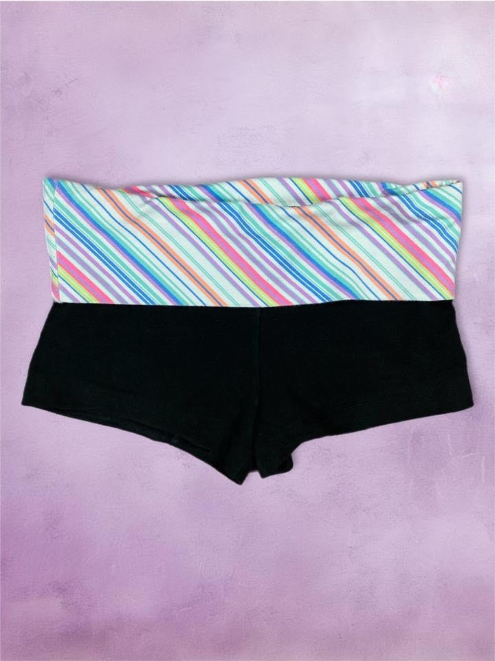 Victoria’s Secret Black sportswear shorts with stripes waistband