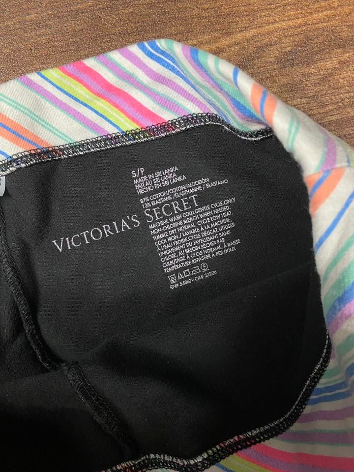 Victoria’s Secret Black sportswear shorts with stripes waistband