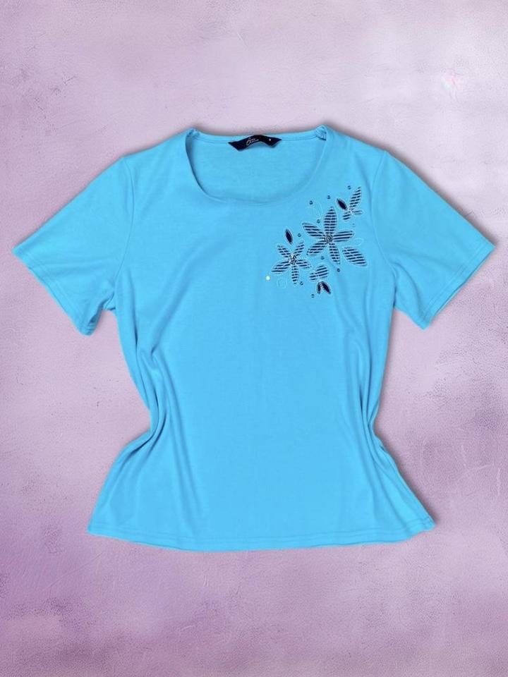 y2k top with rhinestone detailing