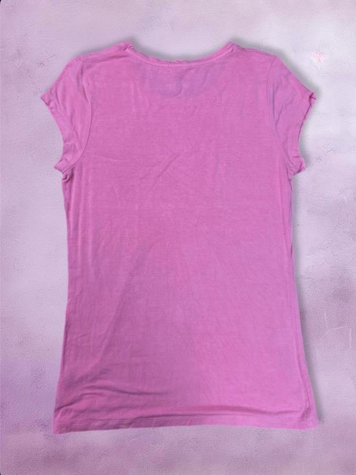 y2k Elle Baby tee with Heart detail