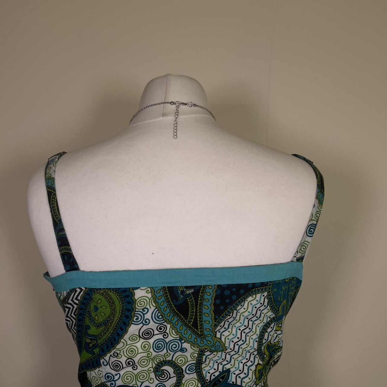 Y2K Paisley / Peacock Dress