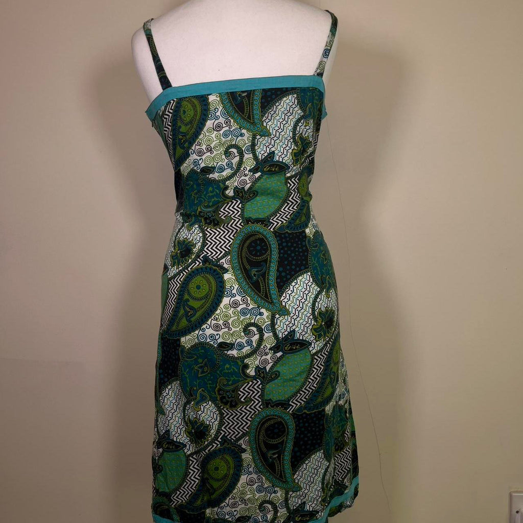Y2K Paisley / Peacock Dress