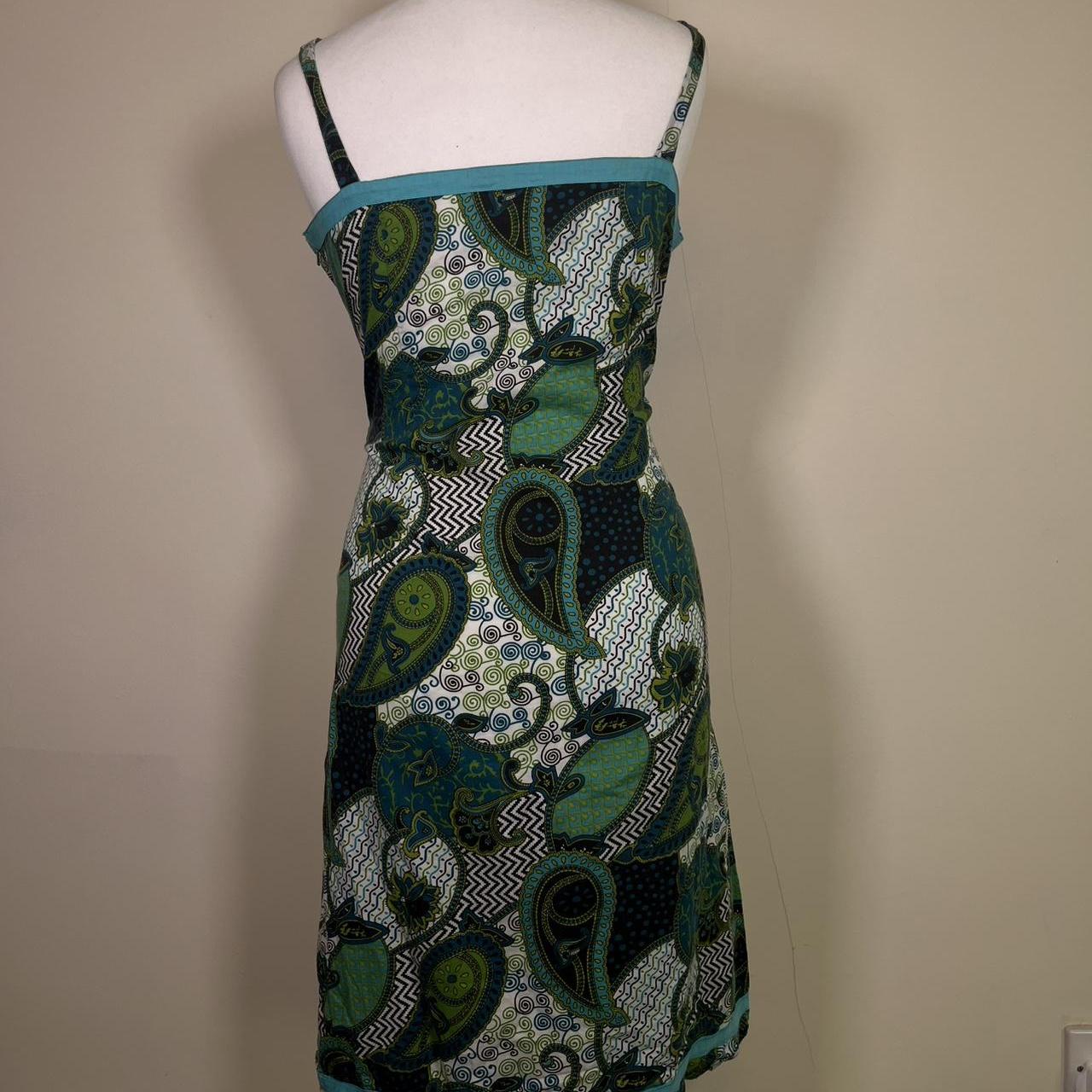 Y2K Paisley / Peacock Dress