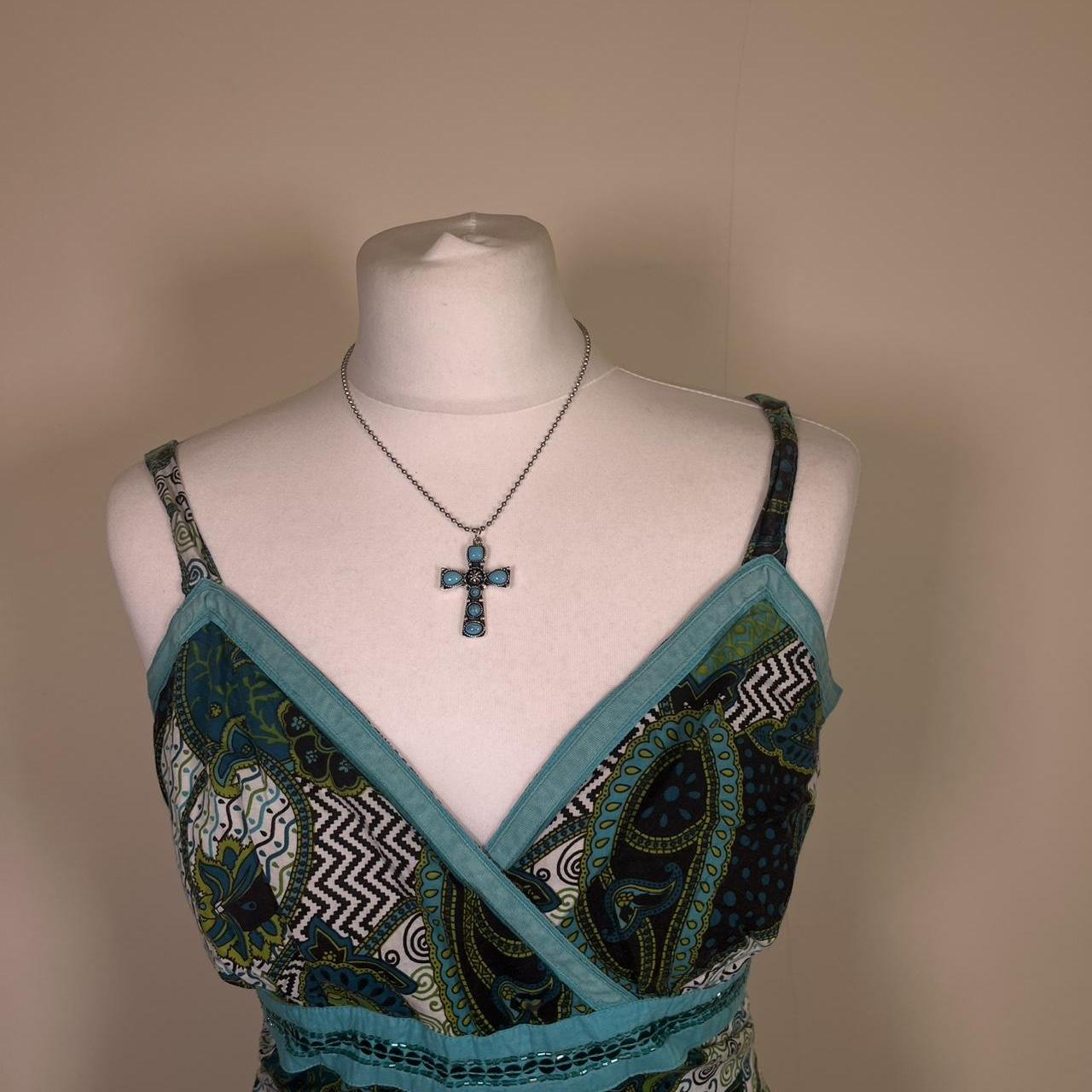 Y2K Paisley / Peacock Dress