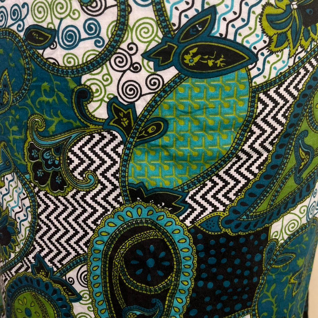 Y2K Paisley / Peacock Dress