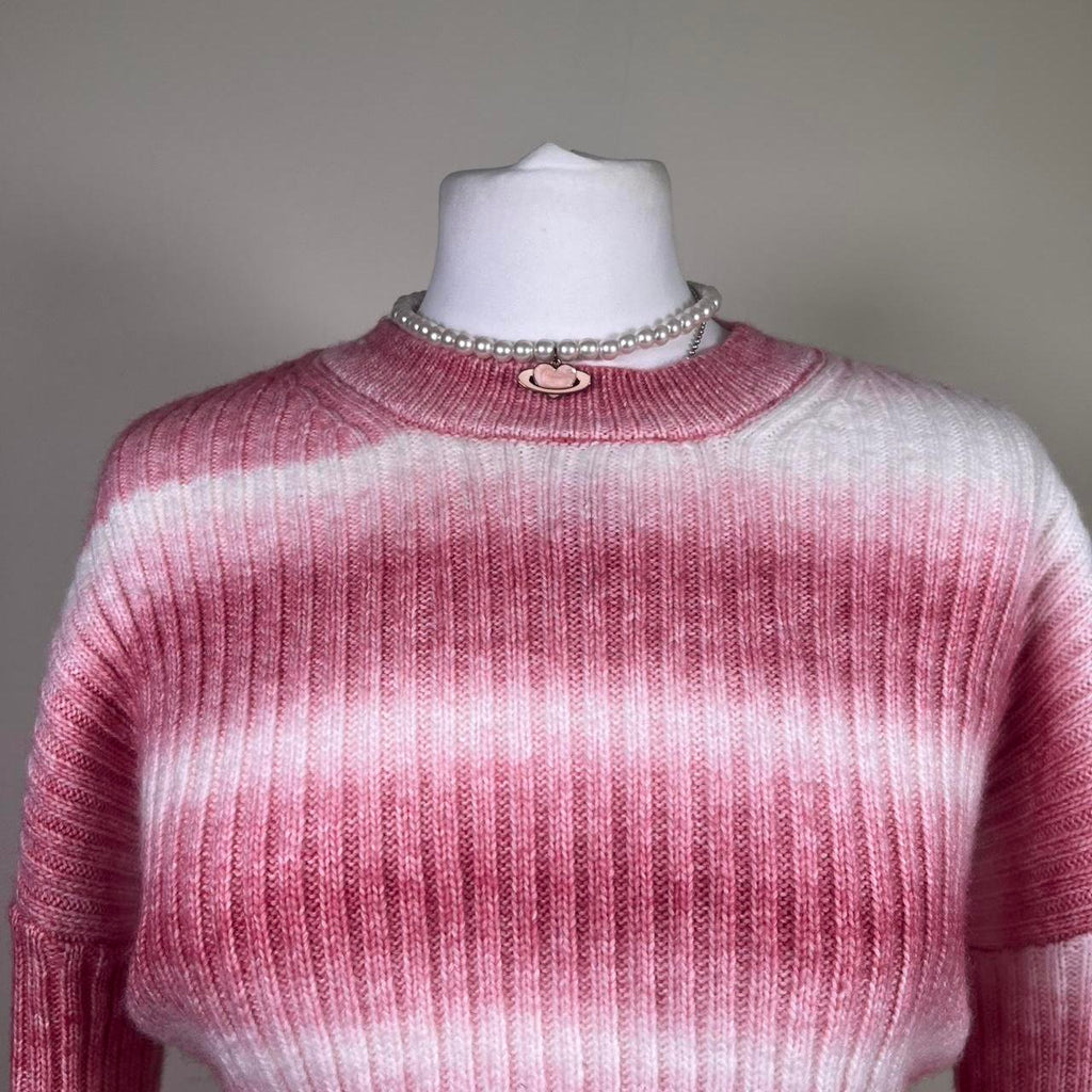 Y2K Vintage Knitted Ombré Sweatshirt