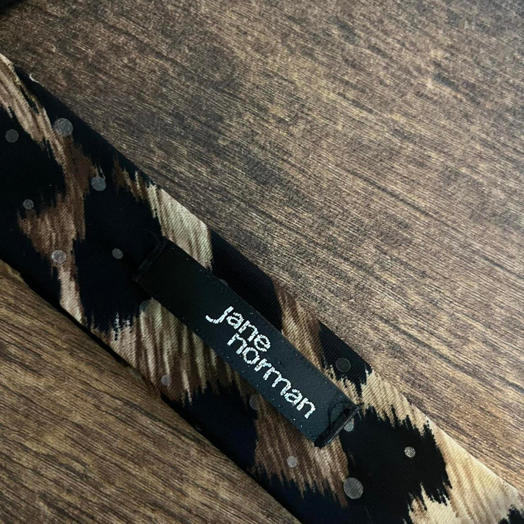 Y2K Leopard print draped Dress