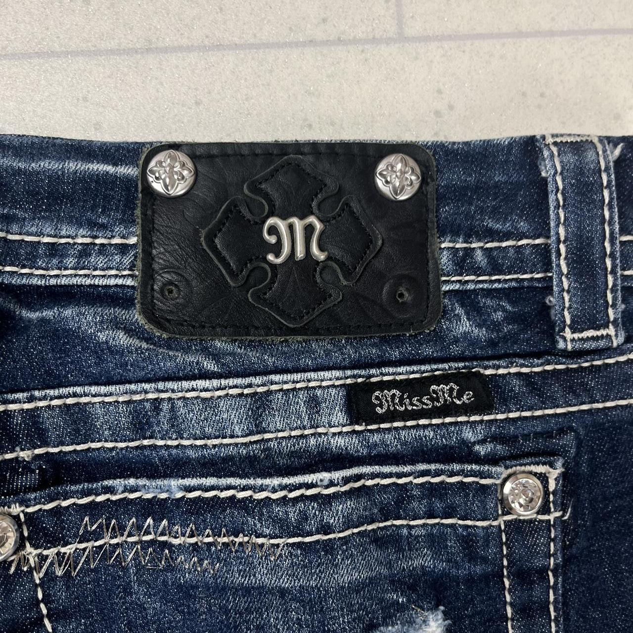 Y2k Low waist distressed Miss me bootcut jeans