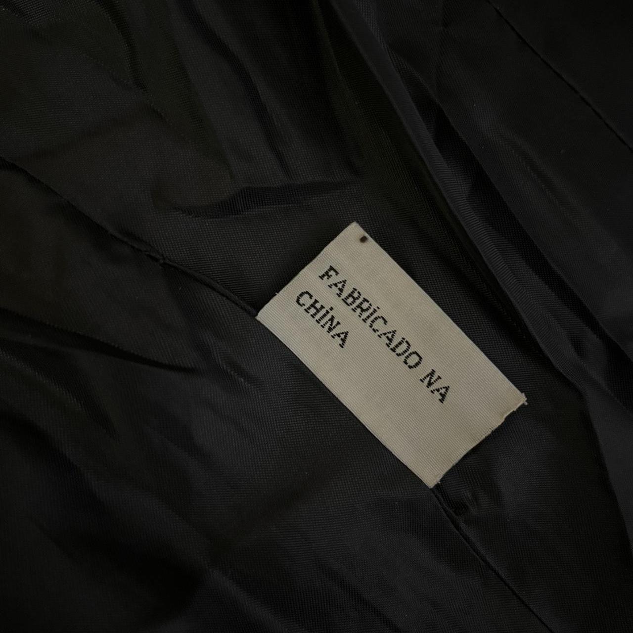 Vintage Leather jacket with silver zipper