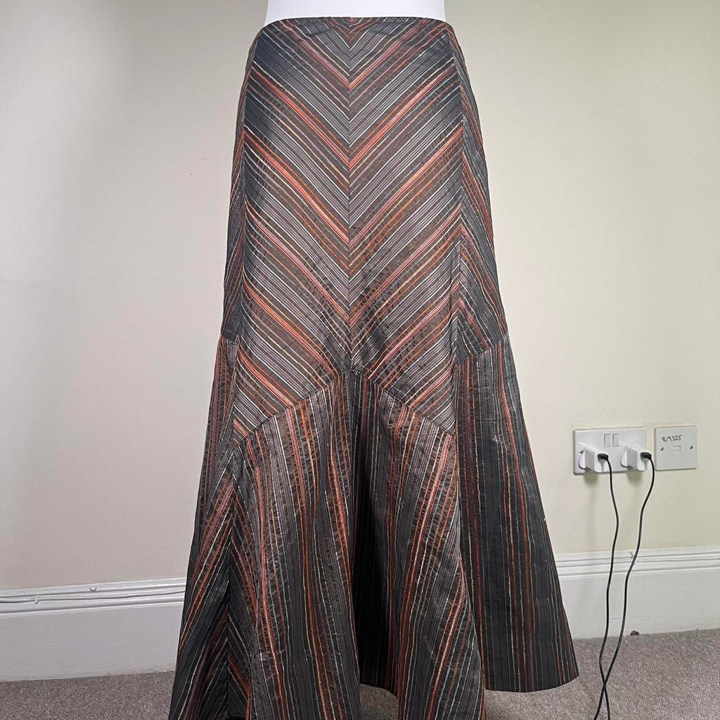 y2k Flowy Striped maxi skirt