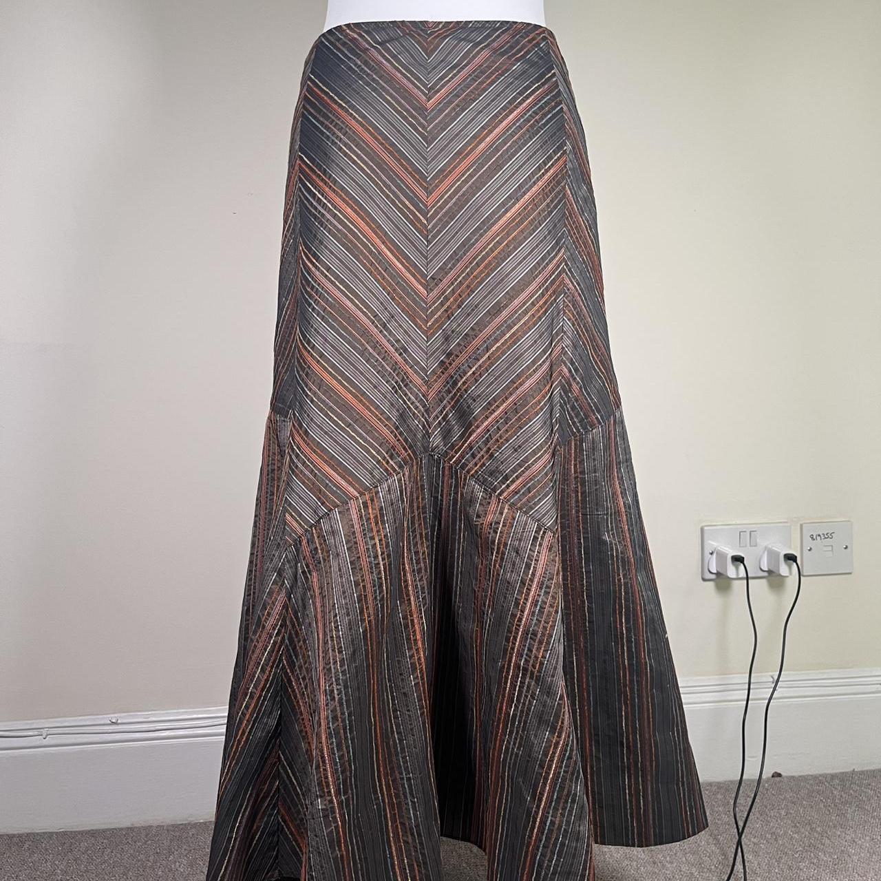 y2k Flowy Striped maxi skirt