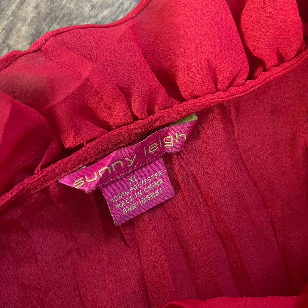 Vintage Y2k Mesh Ruffled Blouse