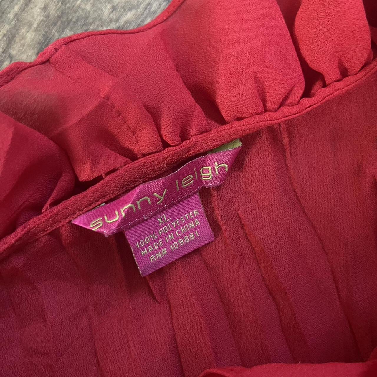 Vintage Y2k Mesh Ruffled Blouse