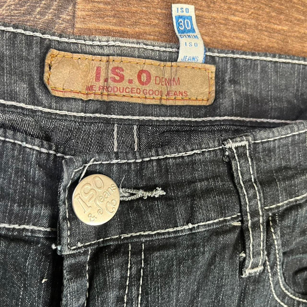 Y2k Low waist Flared jeans with embroidery