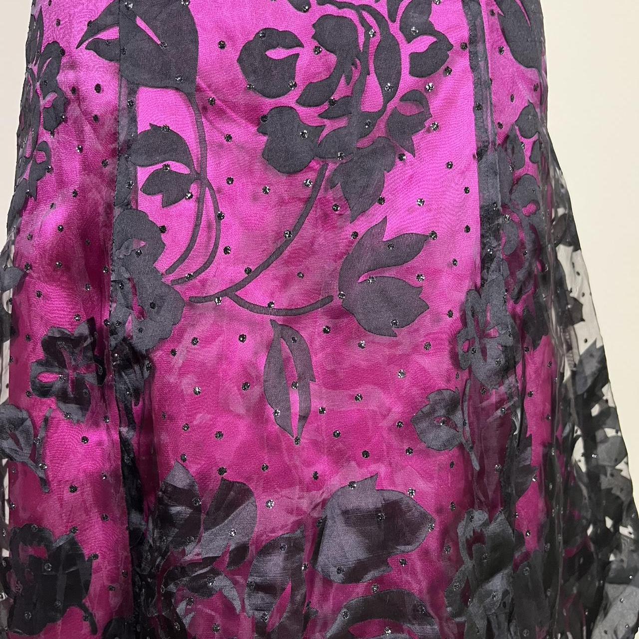 Y2K Vintage floral sequin babydoll strapless Dress