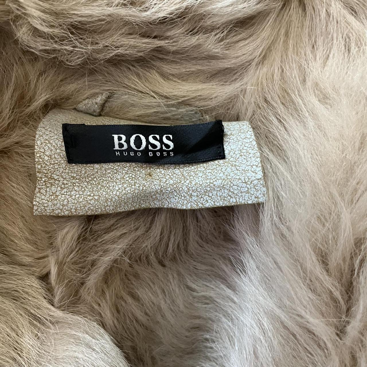 Vintage Y2K Suede jacket with Faux fur trim