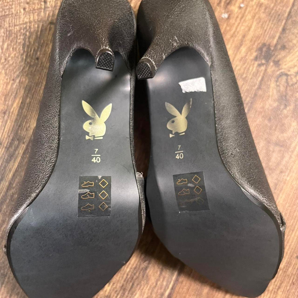 Vintage Y2k Playboy Stiletto Heels with pointed toe