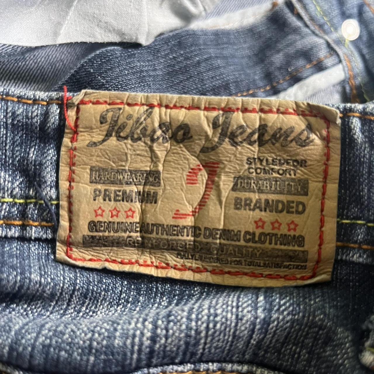 Y2k Low waist boot cut jeans with embroidery